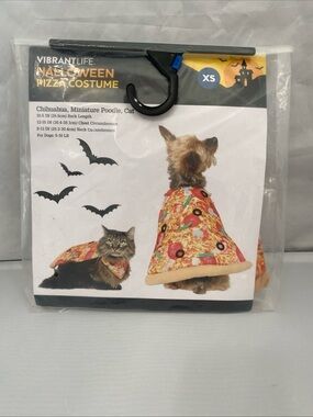 Vibrant Life Halloween Pizza Pet Costume - XSmall